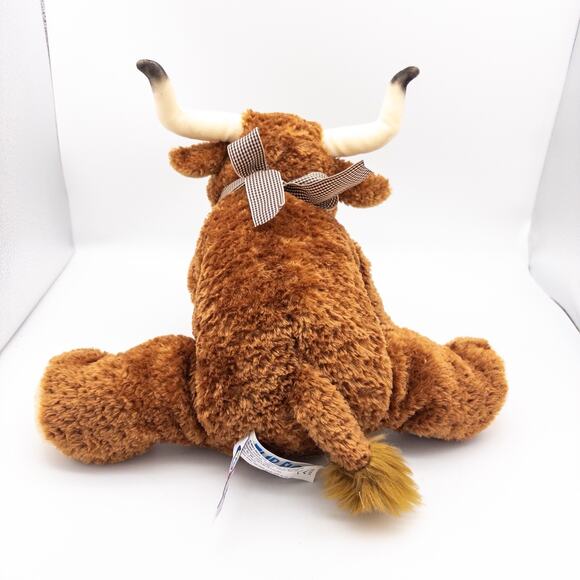 Vintage Mary Meyer Flip Flops Cow Texas Longhorn 12” Bull Plush Soft Cute - Picture 3 of 8